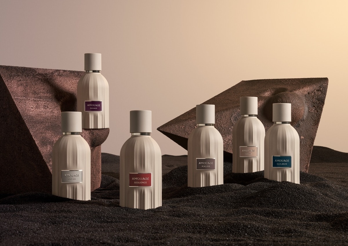 La collezione Essences di Amouage (courtesy Amouage)
