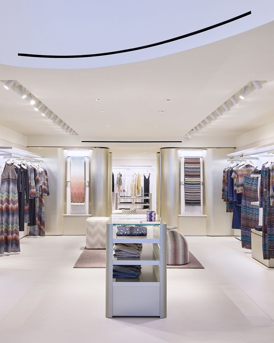 L'interno della boutique di Missoni a New York (courtesy Missoni)