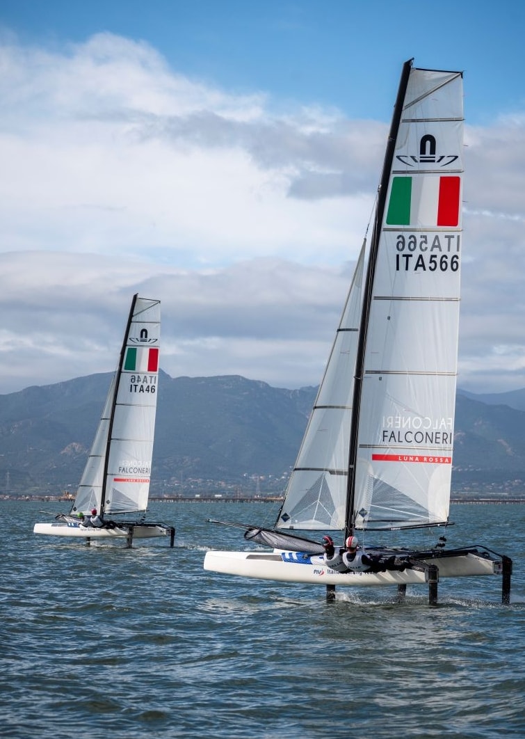 L'imbarcazione Luna rossa (courtesy Luna rossa)