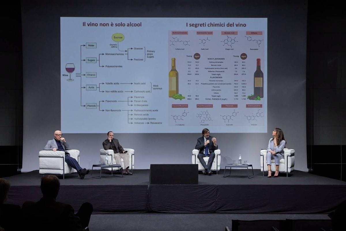 La foto è stata scattata durante il convengo di Verona promosso da Signorvino,  brand del gruppo Oniverse.