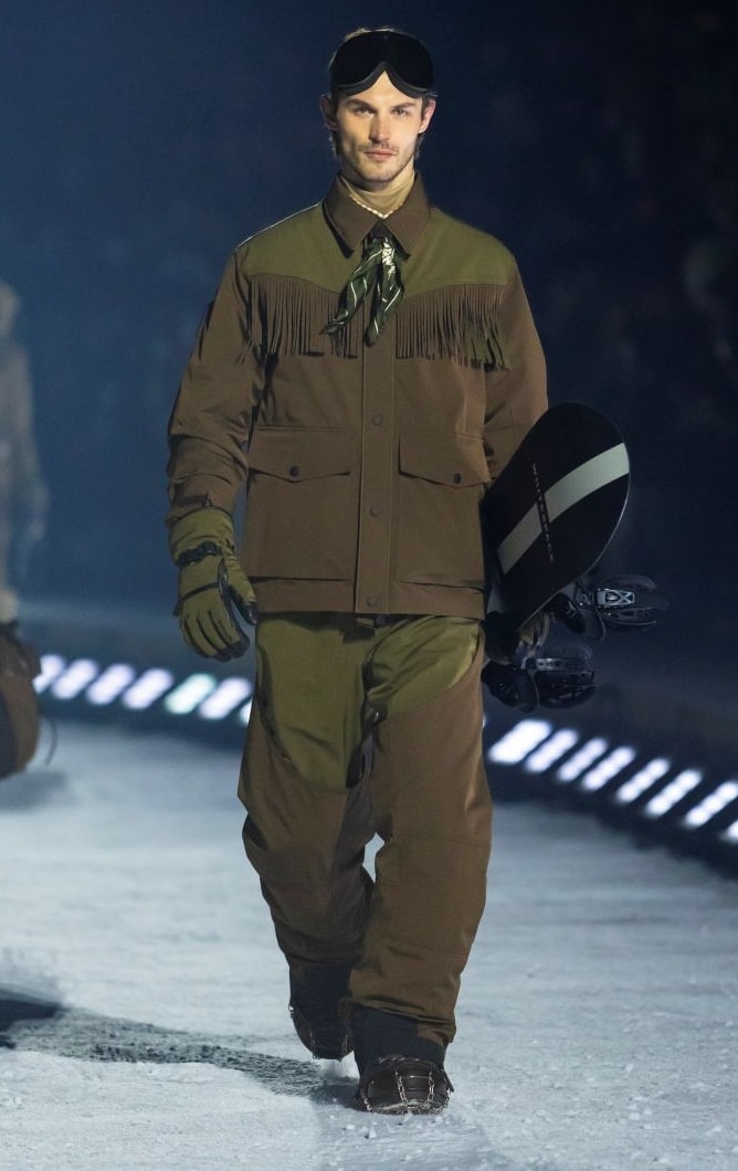Un look Moncler Grenoble fall-winter 2026 (courtesy Moncler)