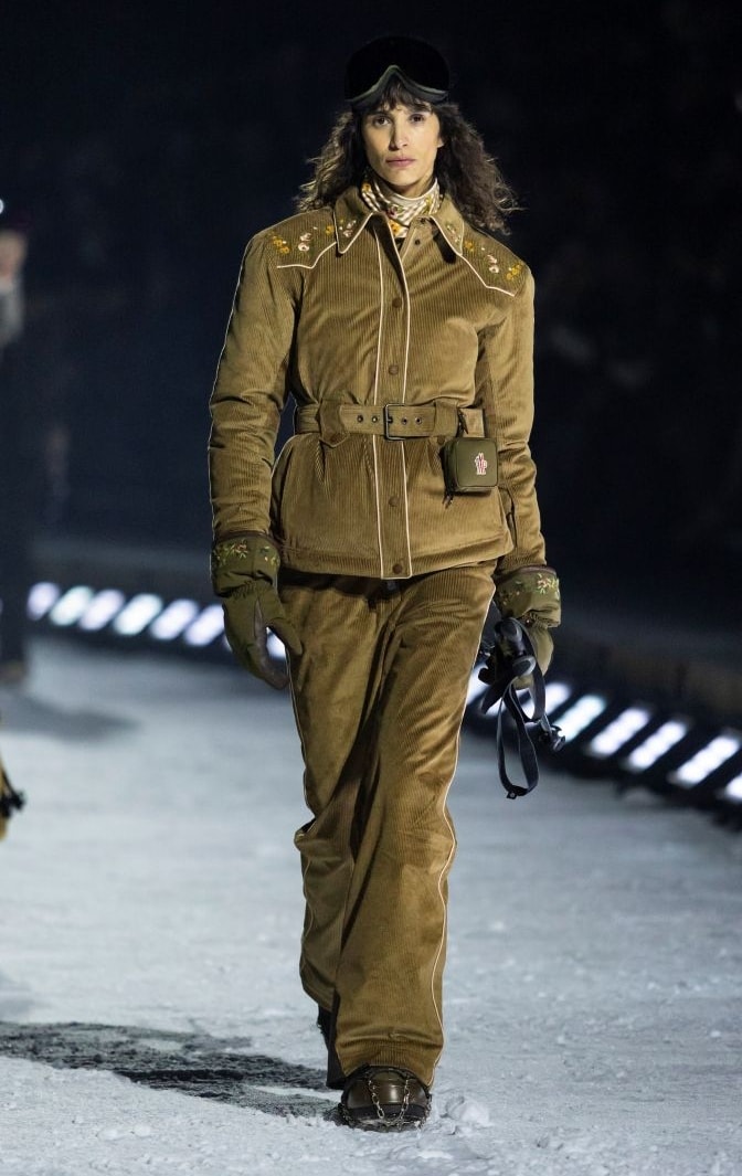 Un look Moncler Grenoble fall-winter 2026 (courtesy Moncler)