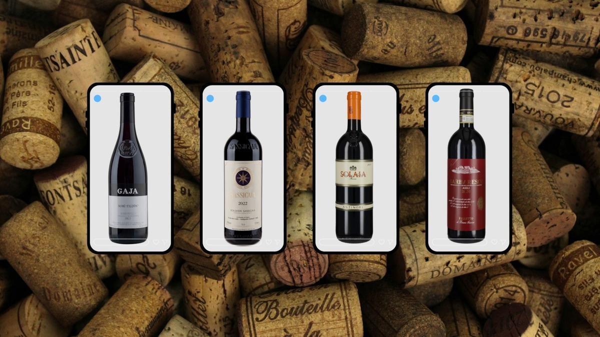 Sul podio della classifica, al primo posto c'è il Barbaresco Sorì Tildin (Gaja), al secondo il Sassicaia 2022 (Tenuta San Guido) e al terzo, a parimerito, il Solaia 2022 (Marchesi Antinori) e il Barbaresco Riserva Asili 2020 (Bruno Giacosa).