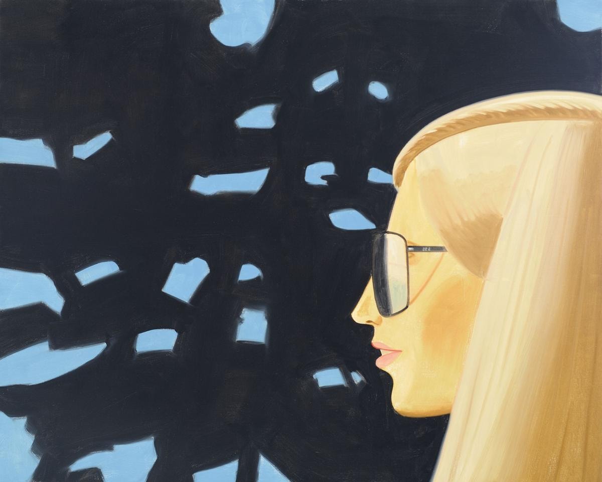 Tra gli artisti preferiti e più esposti di Monica De Cardenas nella galleria di Zuoz (St. Mortiz) c'è Alex Katz. Qui, Reflection with Kirsten.