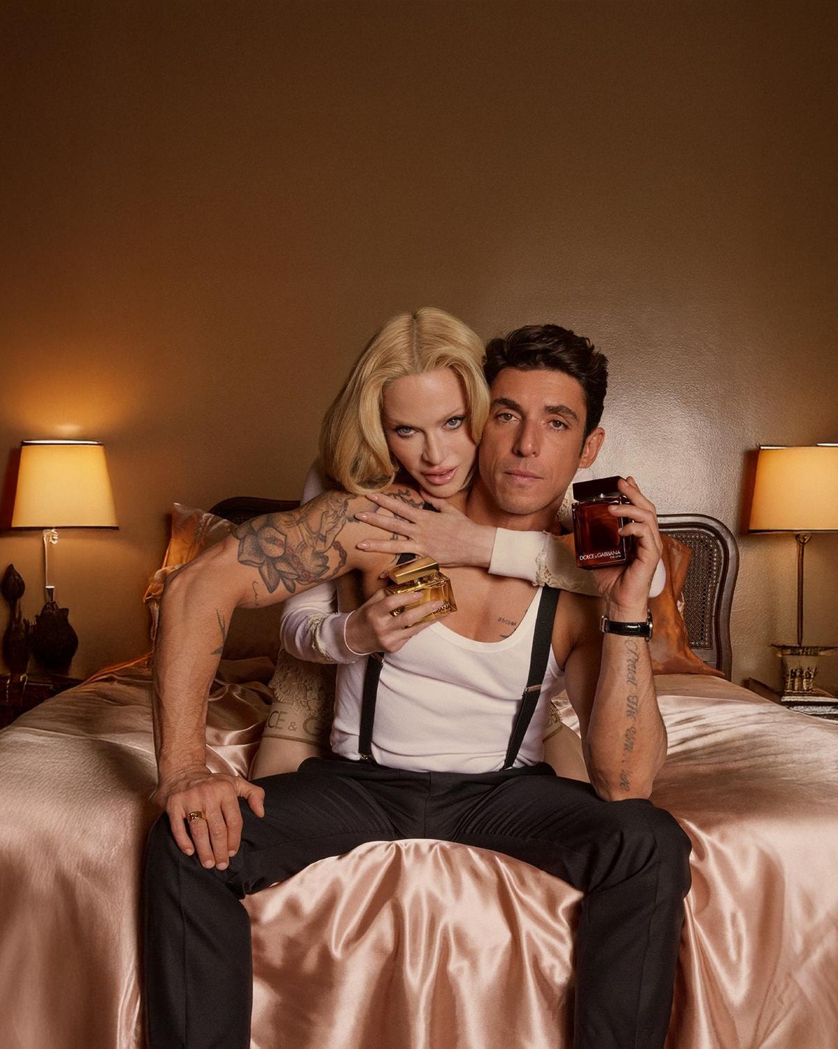 Un’immagine della campagna The one di Dolce&gabbana (courtesy Dolce&gabbana)