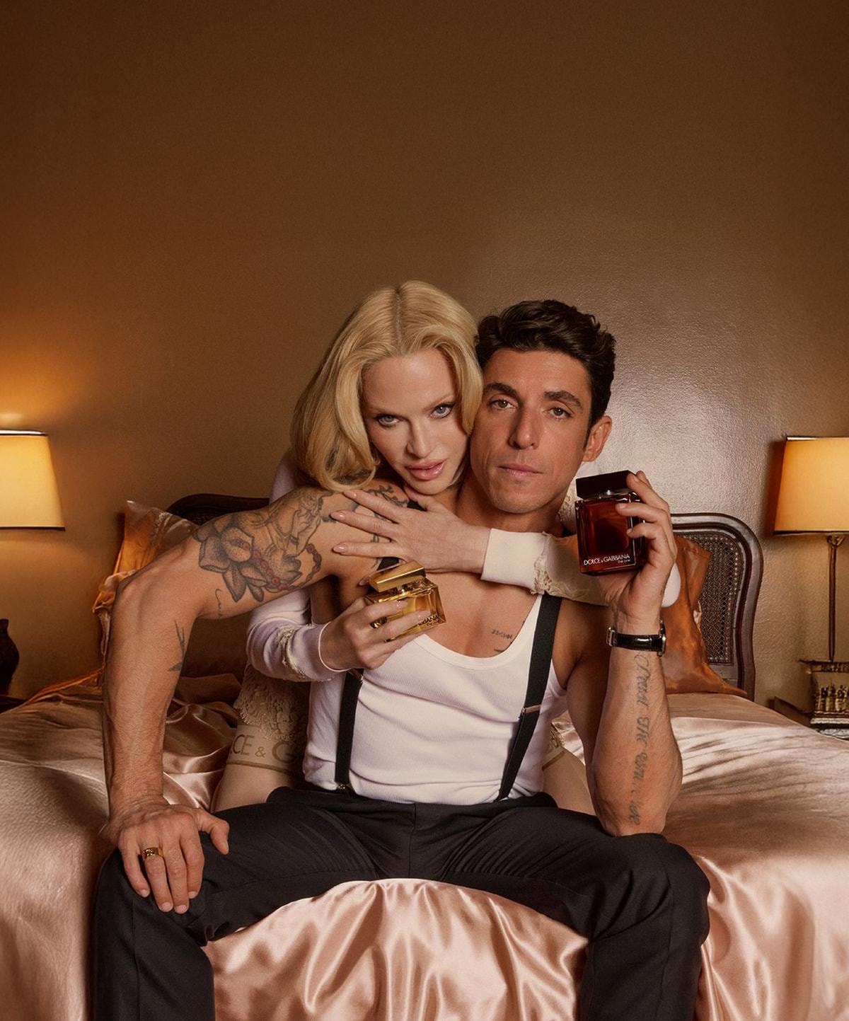 Un’immagine della campagna The one di Dolce&Gabbana (courtesy Dolce&Gabbana)