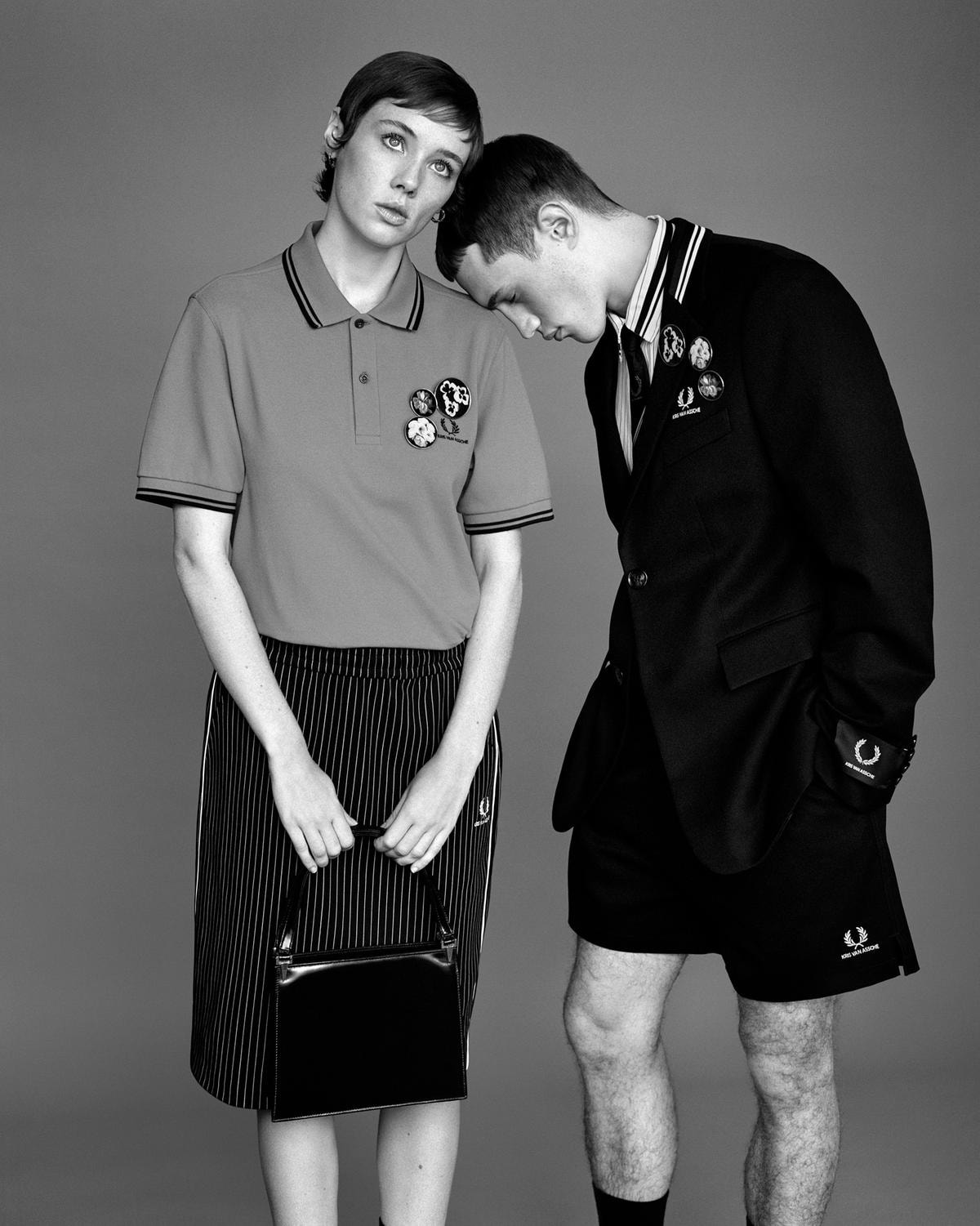 Uno scatto della collezione di Kris Van Assche per Fred Perry (courtesy Fred Perry)