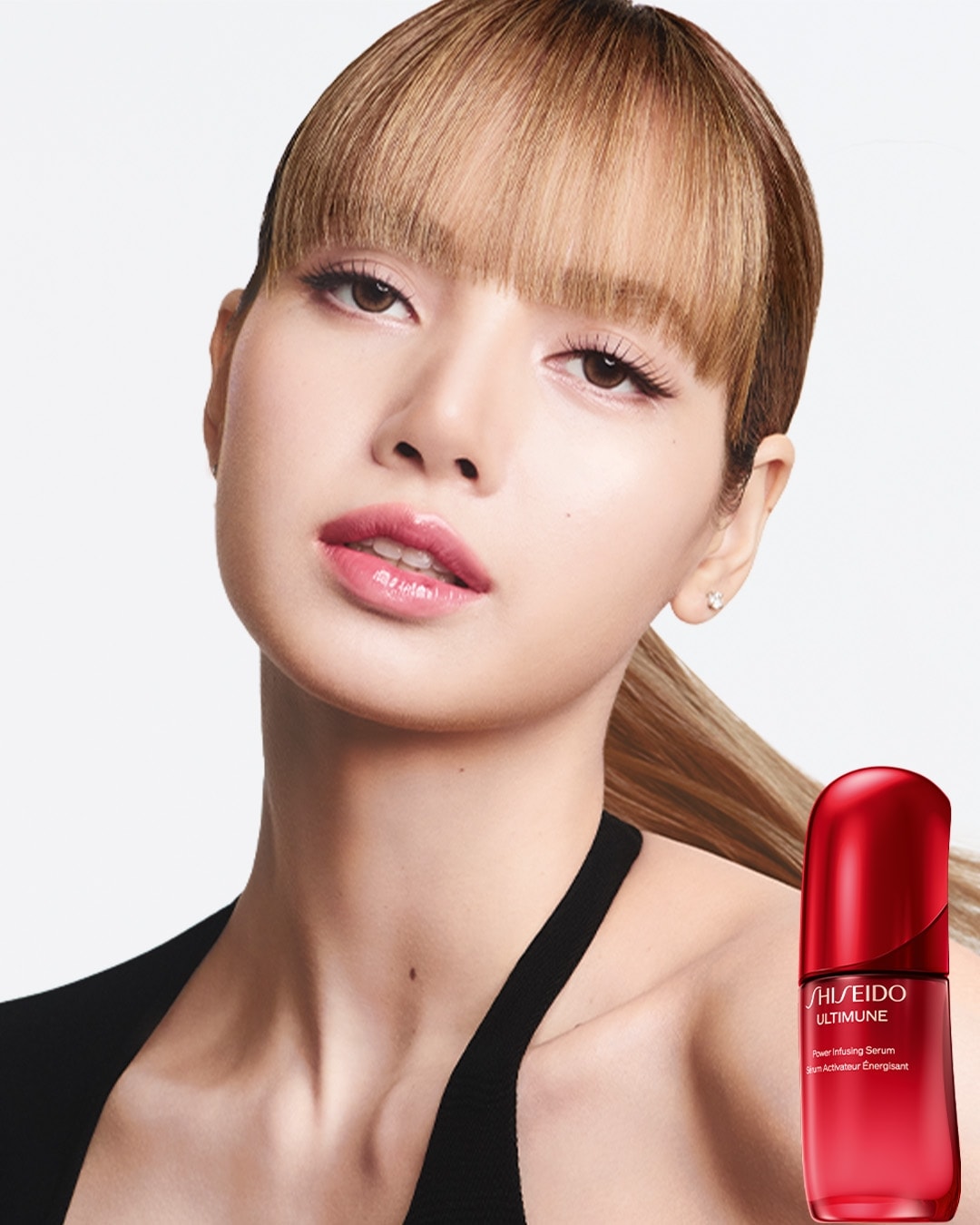 La campagna Shiseido Ultimune con Lisa delle Blackpink (courtesy Shiseido)