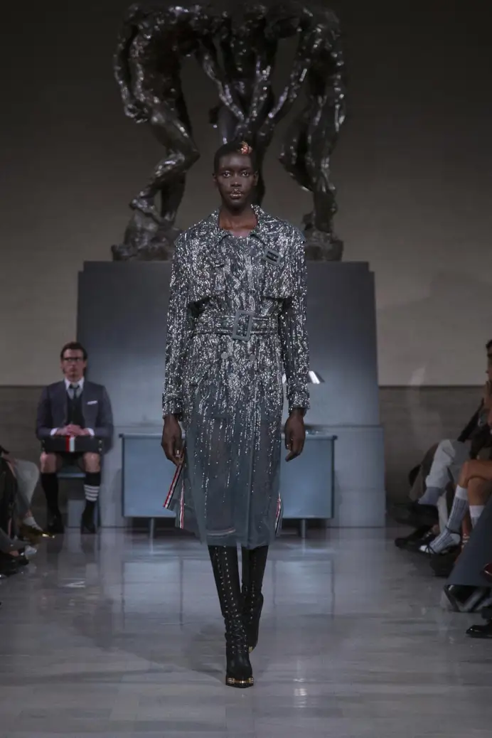 Una proposta Thom Browne fall 2026 (courtesy Thom Browne)