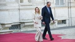 Giorgia Meloni e Friedrich Merz