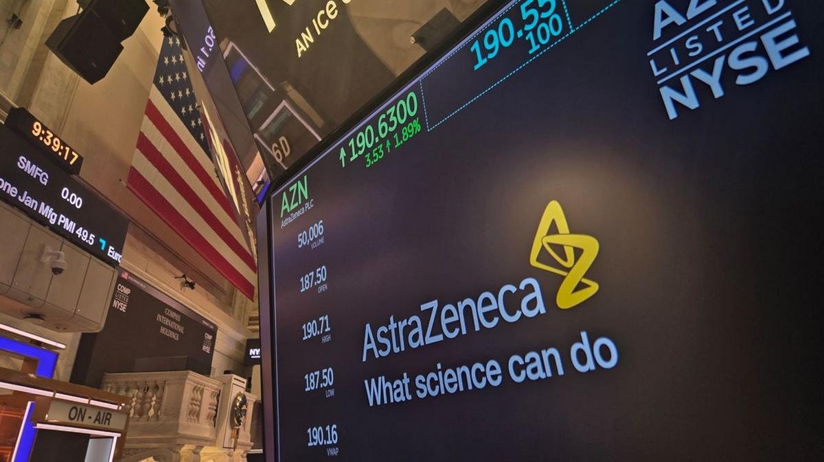 La quotazione di Astrazeneca alla borsa di New York