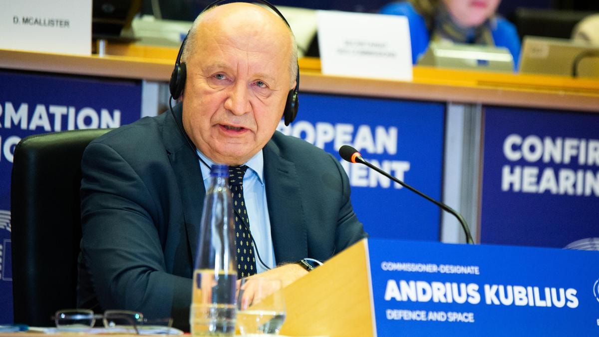 Andrius Kubilius, commissario Ue Difesa e Spazio