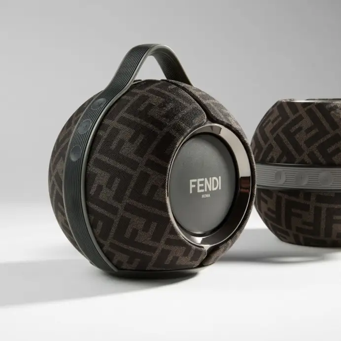 Fendi x Devialet Mania black & grey (courtesy Fendi)
