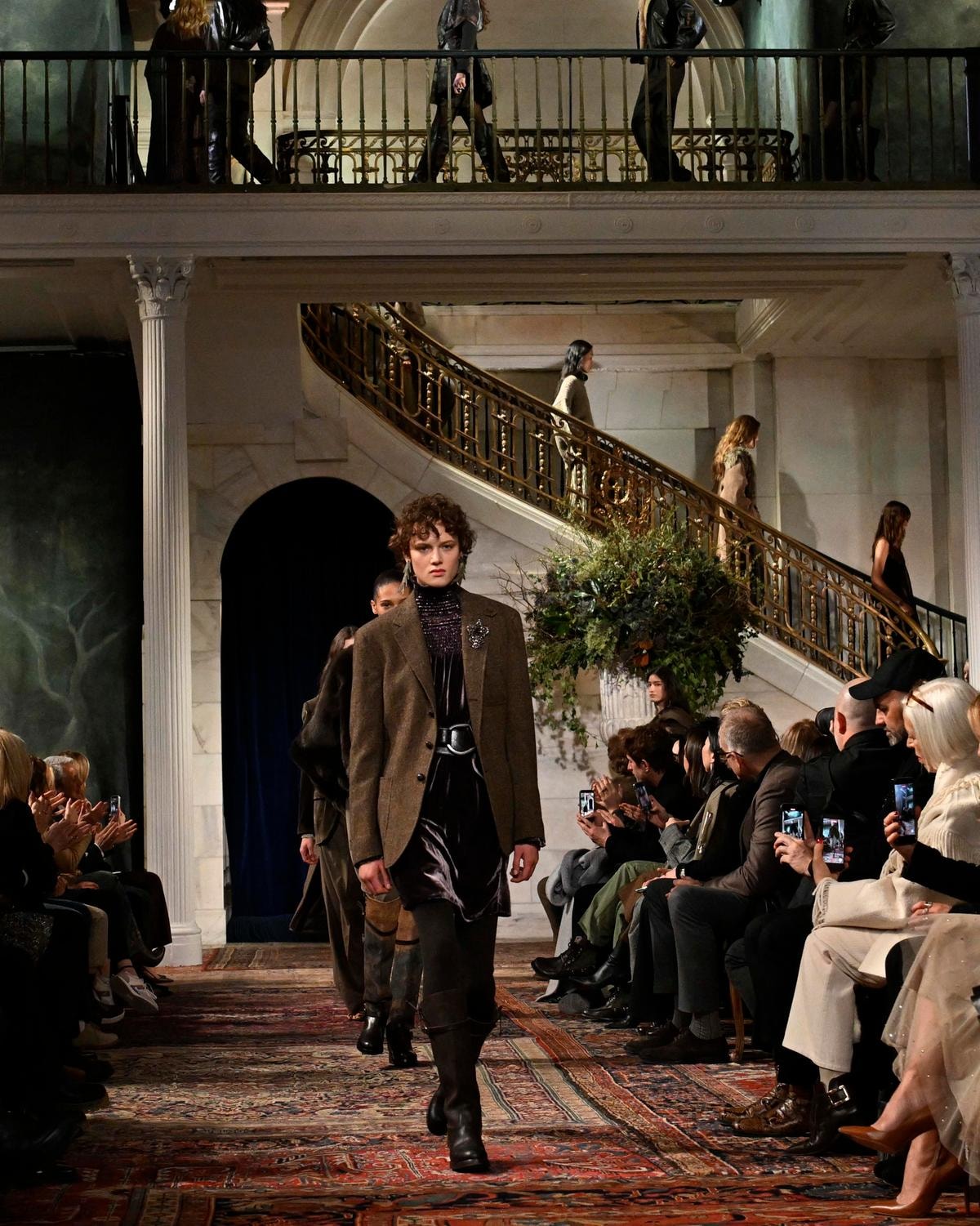 Il finale della sfilata Ralph Lauren fall 2026