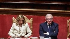 Giorgia Meloni e Tommaso Foti