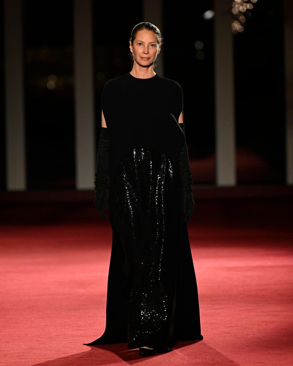 Un look Michael Kors fall-winter 2026/27 (ph Francesc Ten/MFF)