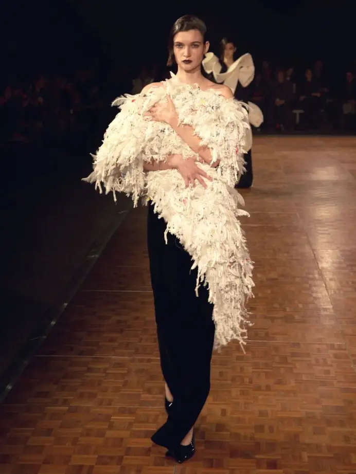 Un look Area fall-winter 2026 (courtesy Area)