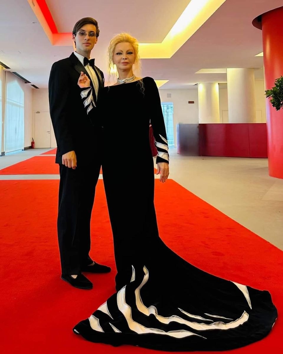 Da sinistra Simone Folco e Patty Pravo (courtesy Simone Folco)