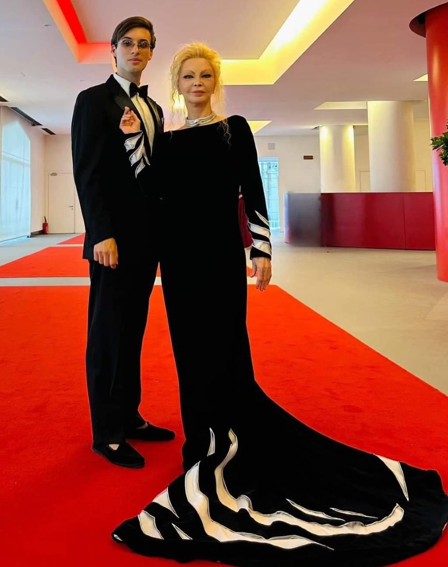 Da sinistra Simone Folco e Patty Pravo (courtesy Simone Folco)