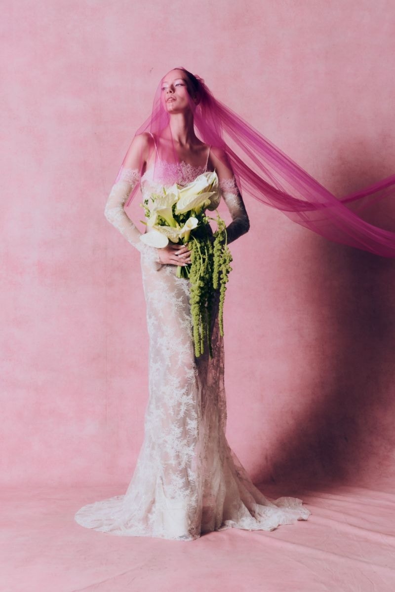 Un look Harris Reed fall-winter 2026 (ph Suleika Mueller, courtesy Harris Reed)
