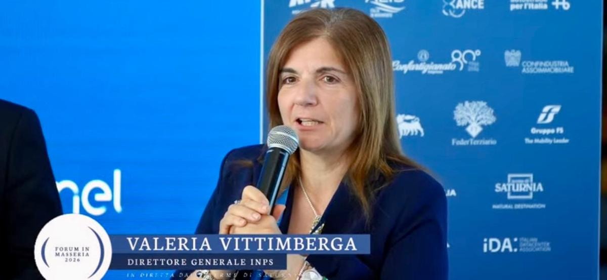 Valeria Vittimberga, dg Inps