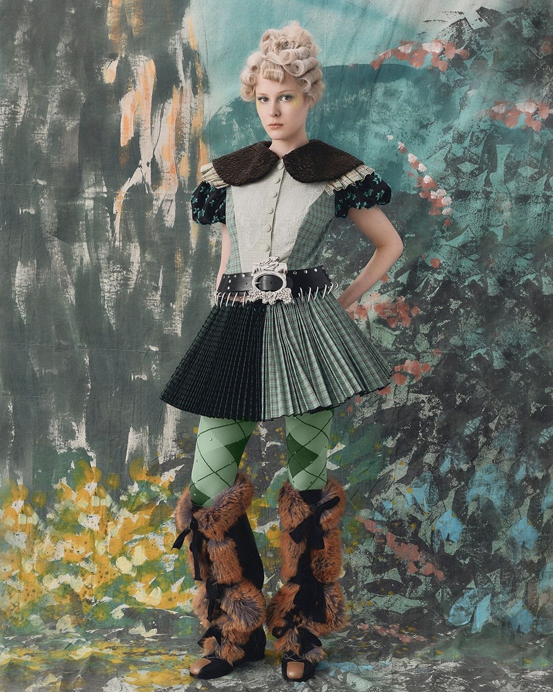 Un look Chopova Lowena fall-winter 2026/27 (courtesy Chopova Lowena)