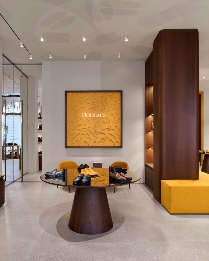 L'interno del nuovo store di Doucal's a Milano (courtesy Doucal's)