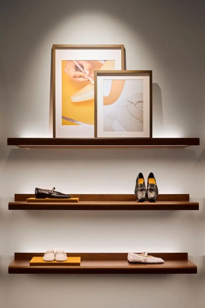 L'interno del nuovo store di Doucal's a Milano (courtesy Doucal's)