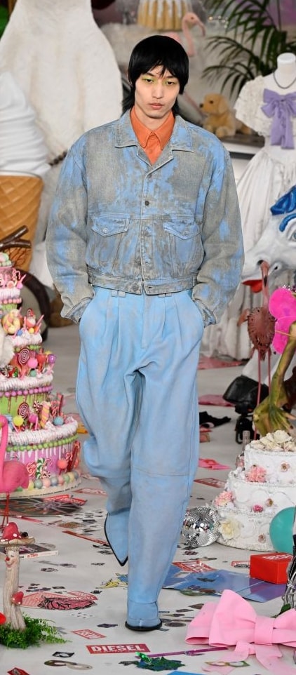 Un look Diesel fall-winter 2026/27 (ph Francesc Ten/MFF)
