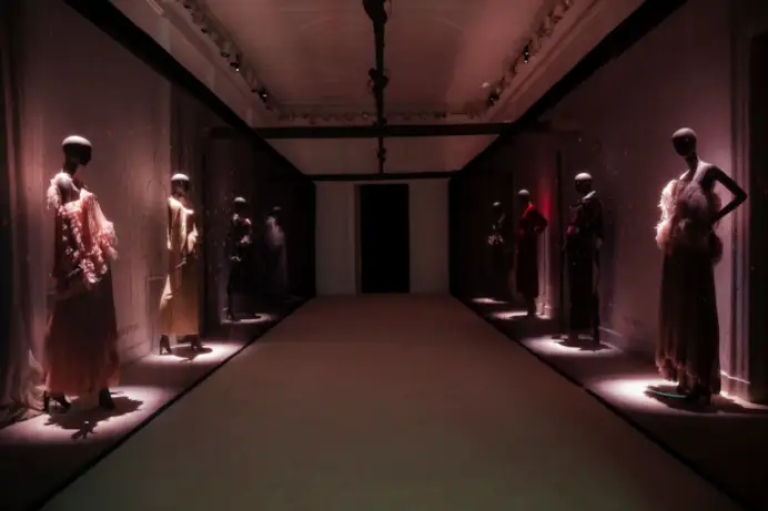 Alcuni look Alberta Ferretti fall-winter 2026 presentati a Palazzo Donizetti (courtesy Alberta Ferretti)