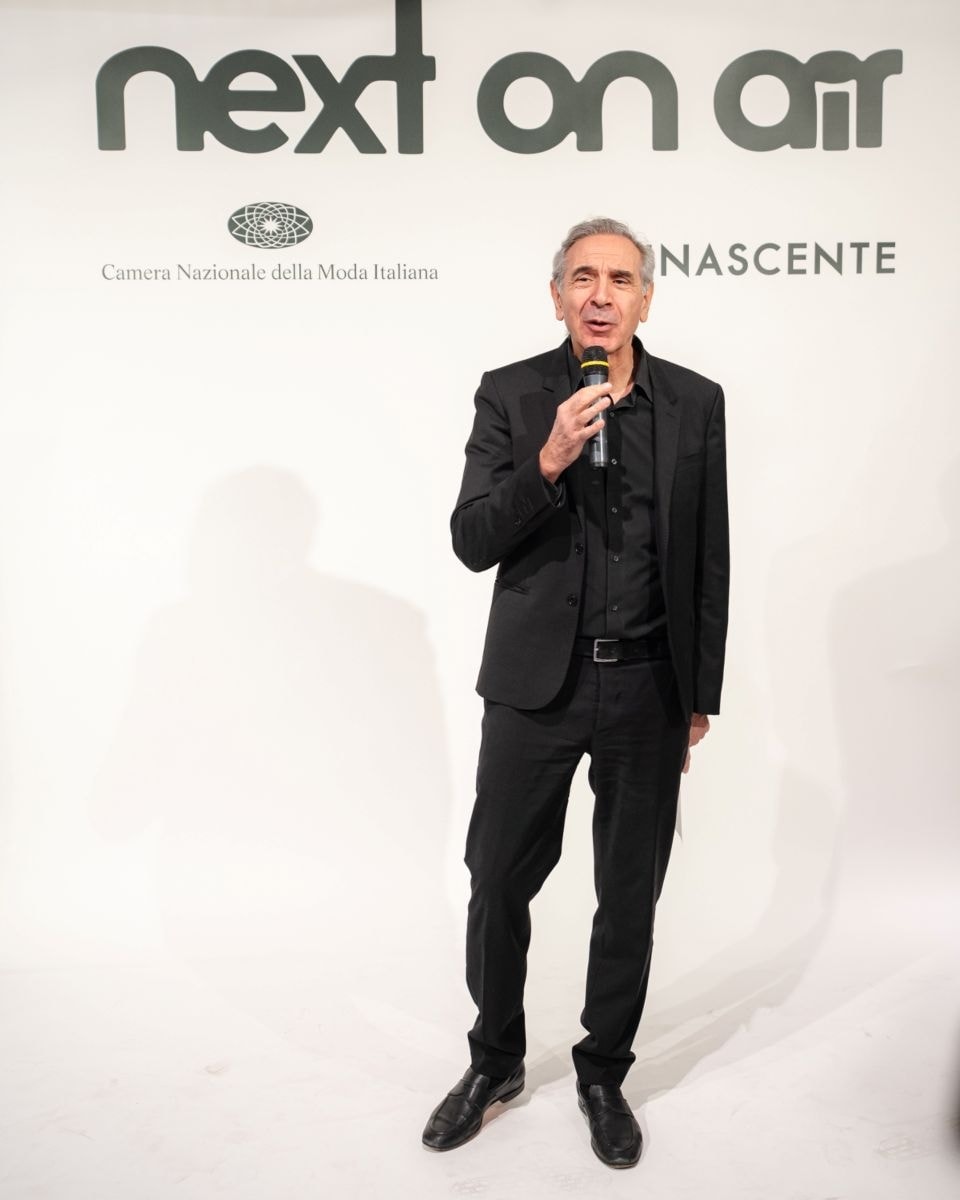Carlo Capasa all'evento Next on air presso Rinascente (ph Vittorio La Fata, courtesy Cnmi, Rinascente)