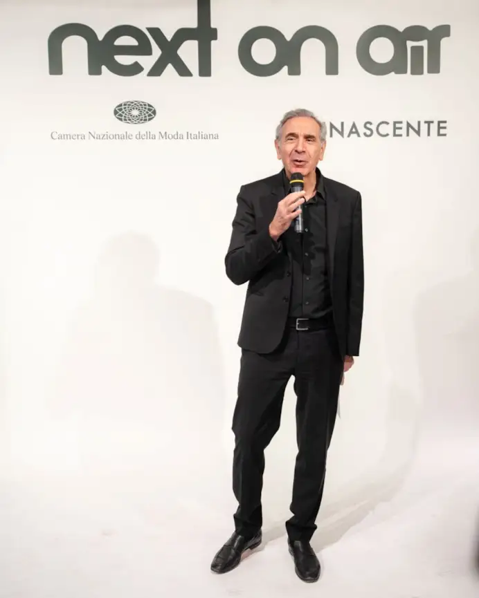 Carlo Capasa all'evento Next on air presso Rinascente (ph Vittorio La Fata, courtesy Cnmi, Rinascente)