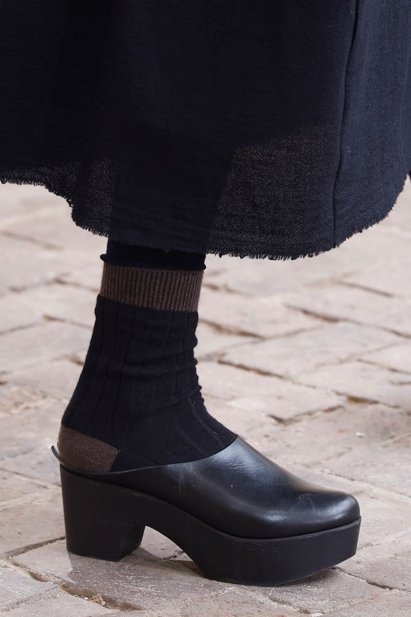 Un dettaglio di un look Daniela Gregis fall-winter 2026/27 (ph Francesc Ten/MFF)