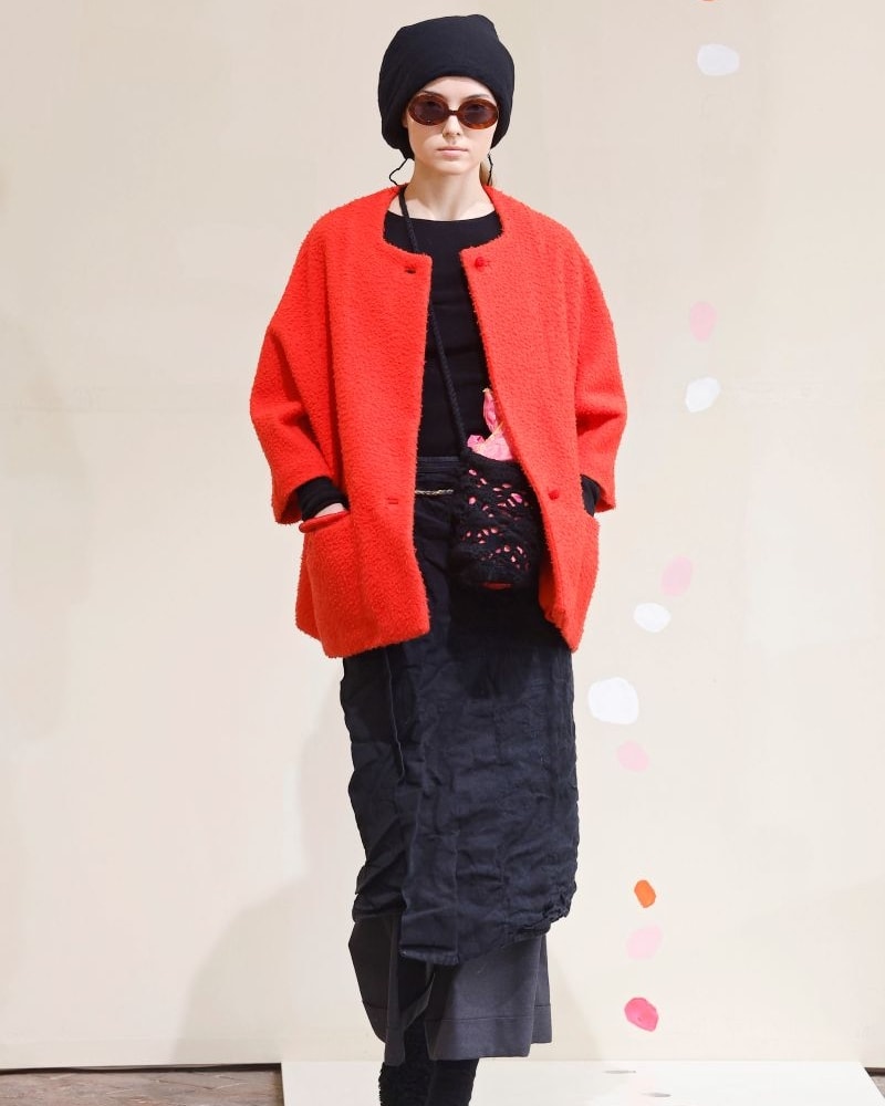 Un look Daniela Gregis fall-winter 2026/27 (ph Francesc Ten/MFF)
