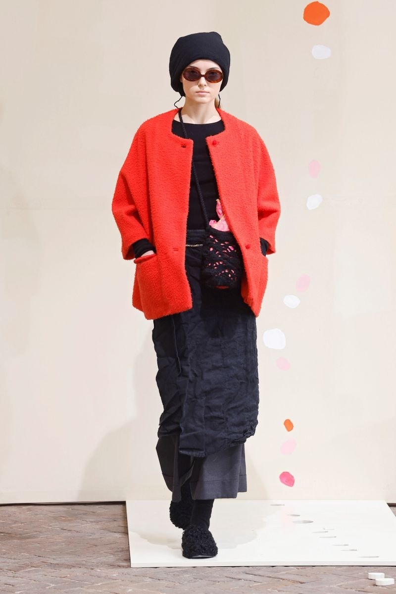 Un look Daniela Gregis fall-winter 2026/27 (ph Francesc Ten/MFF)