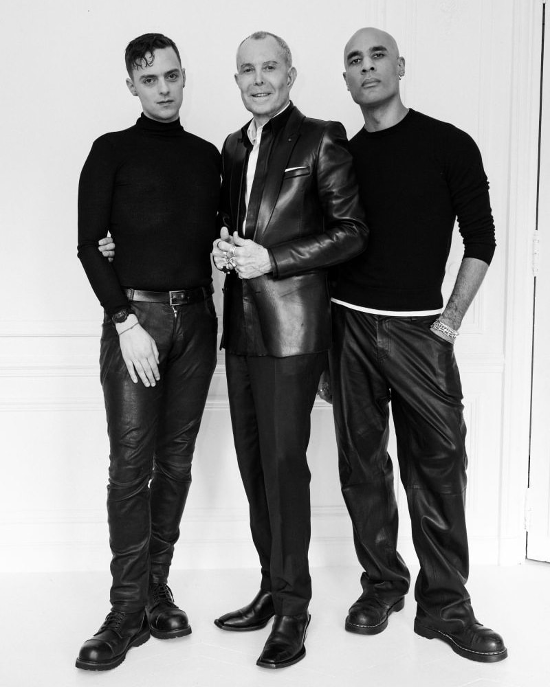 Nella foto, Tristan Van Bruwaene, Jean-Claude Jitrois e Jay Wilson (courtesy Jean-Claude Jitrois)