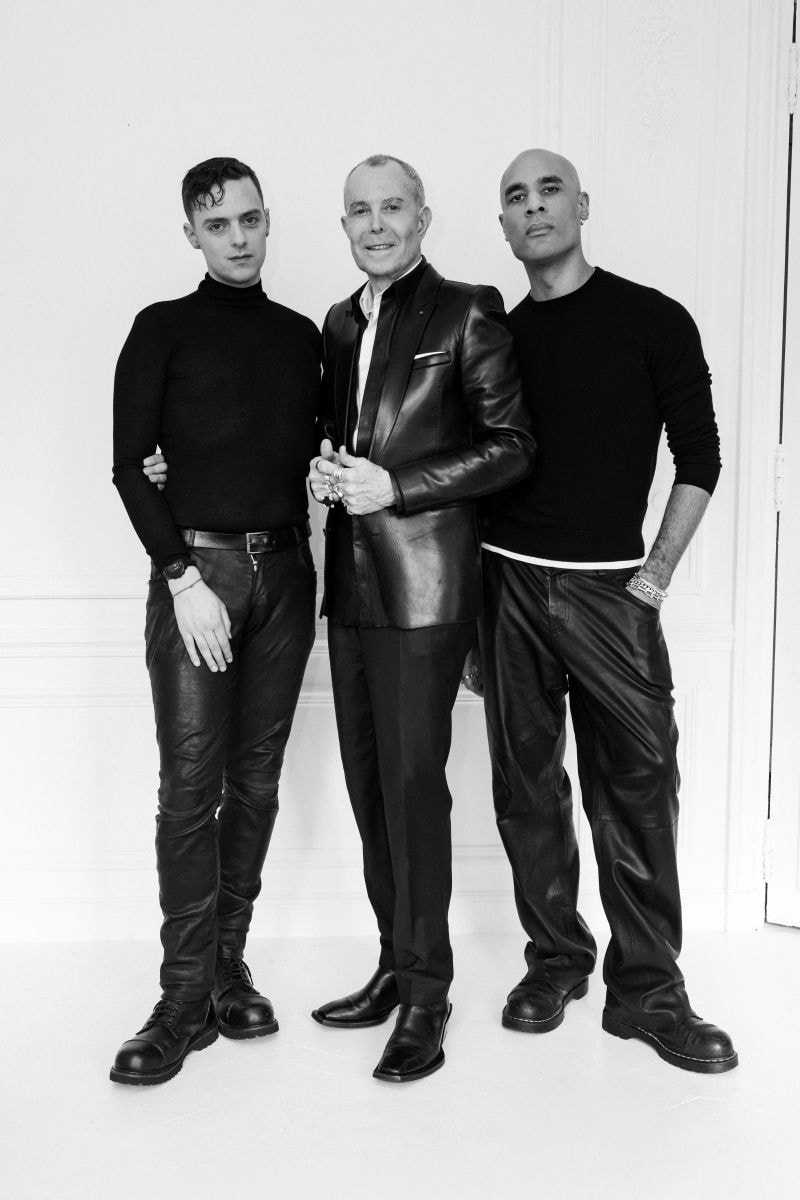 Nella foto, Tristan Van Bruwaene, Jean-Claude Jitrois e Jay Wilson (courtesy Jean-Claude Jitrois)