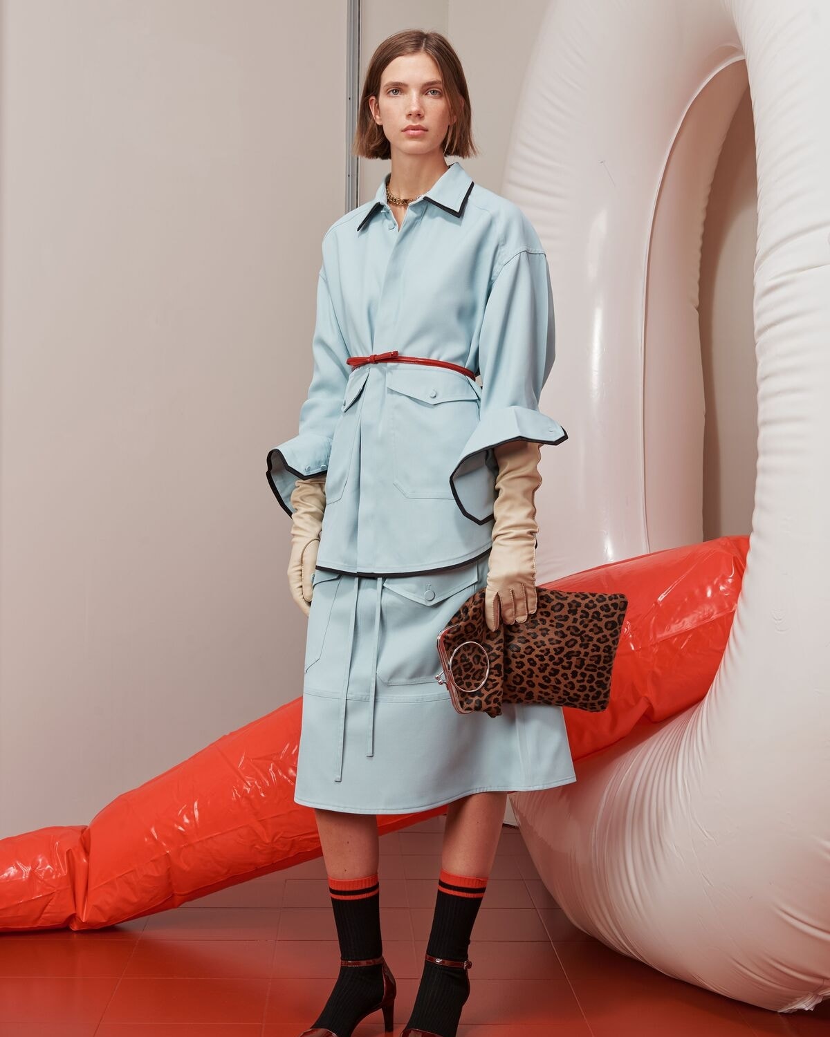 Un look Plan C fall-winter 2026/27 (courtesy Plan C)