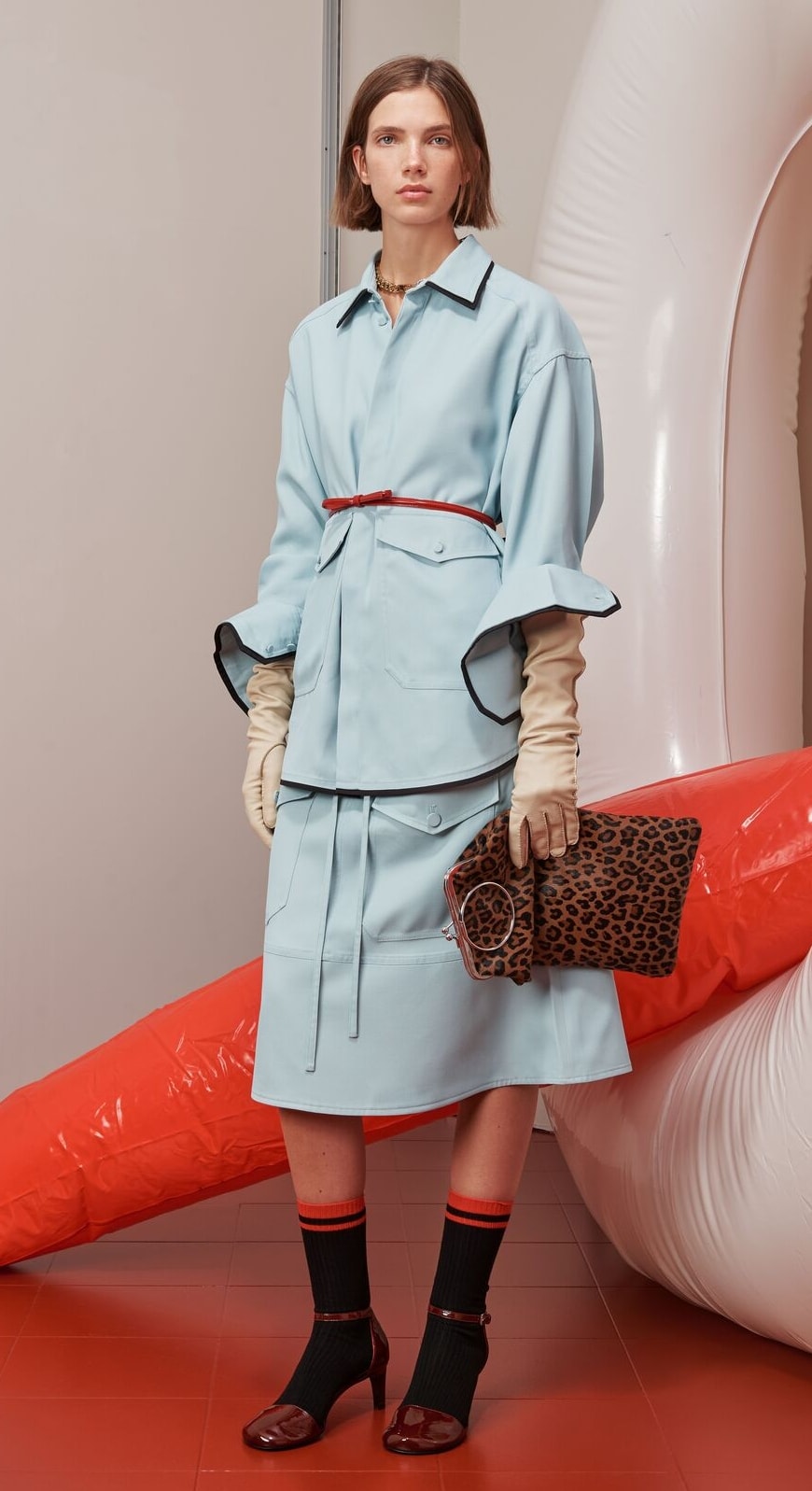 Un look Plan C fall-winter 2026/27 (courtesy Plan C)