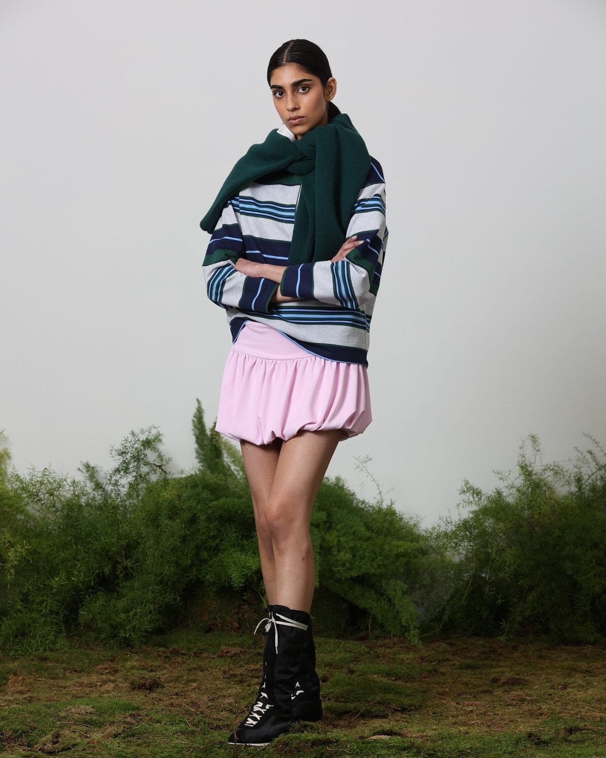Un look Pangaia fall-winter 2026/27 (courtesy Pangaia)