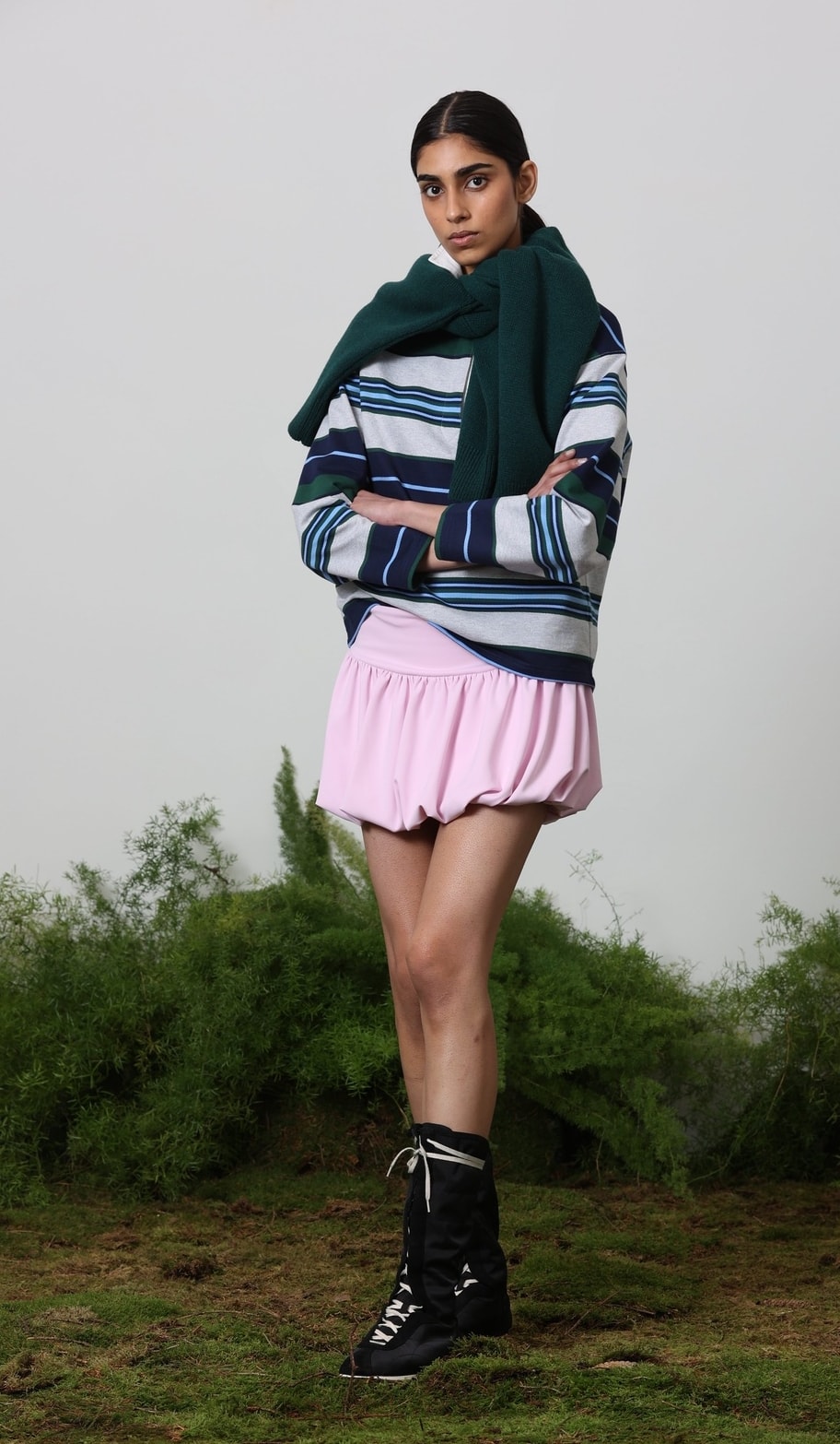 Un look Pangaia fall-winter 2026/27 (courtesy Pangaia)