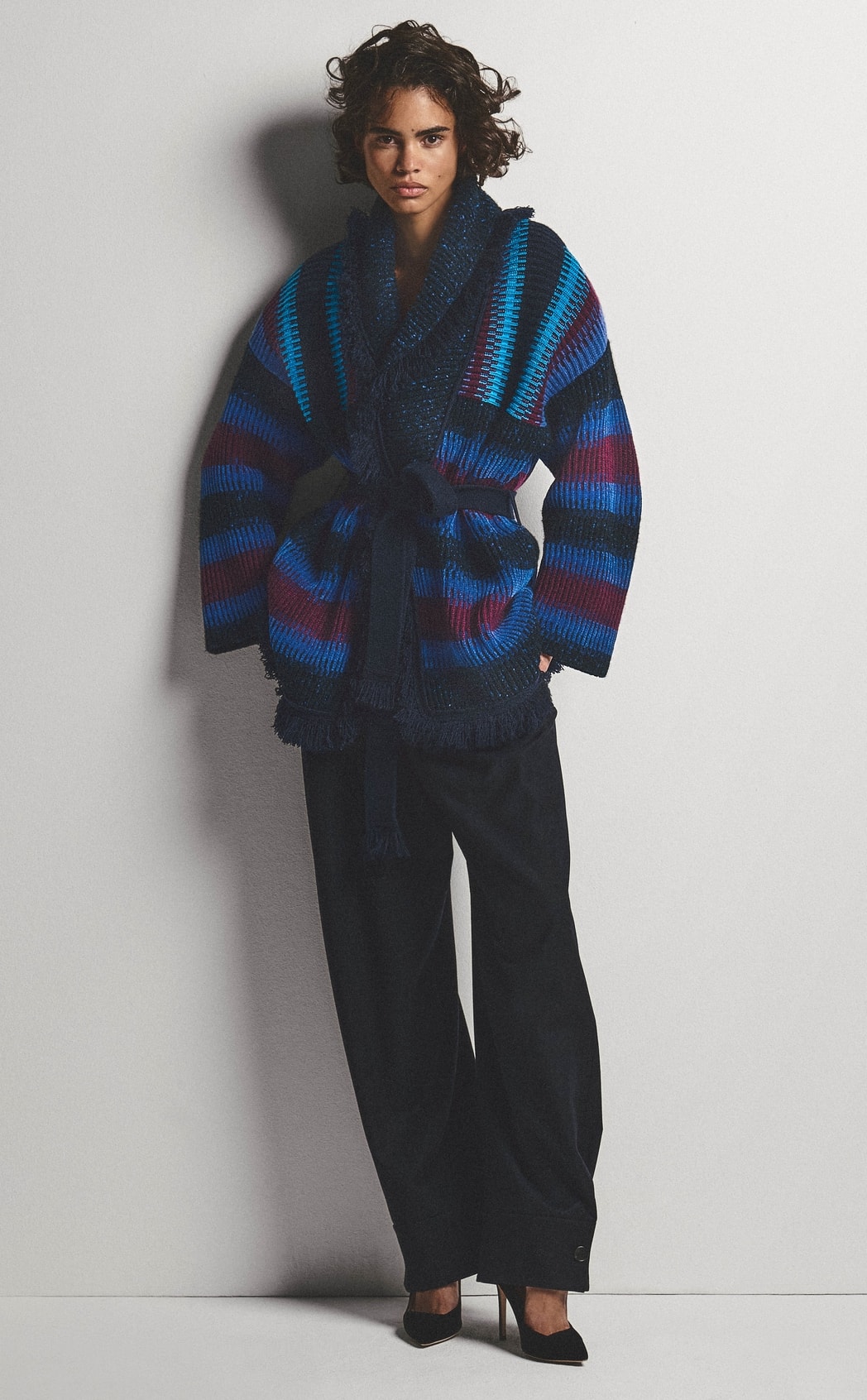 Un look Giorgio Armani x Alanui fall-winter 2026/27 (courtesy Giorgio Armani)