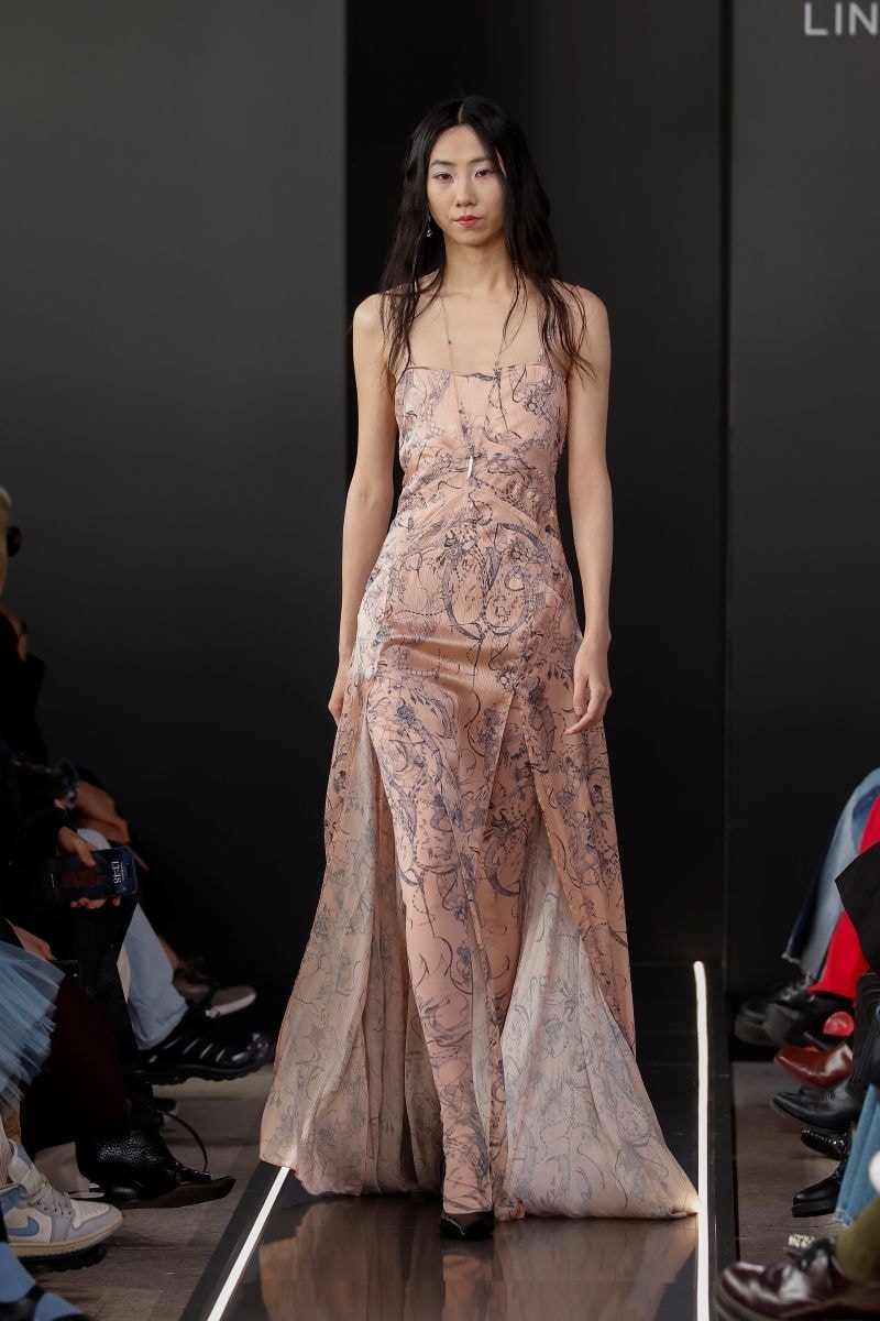 Un look Florania fall-winter 2026/27 (ph Francesc Ten/MFF)