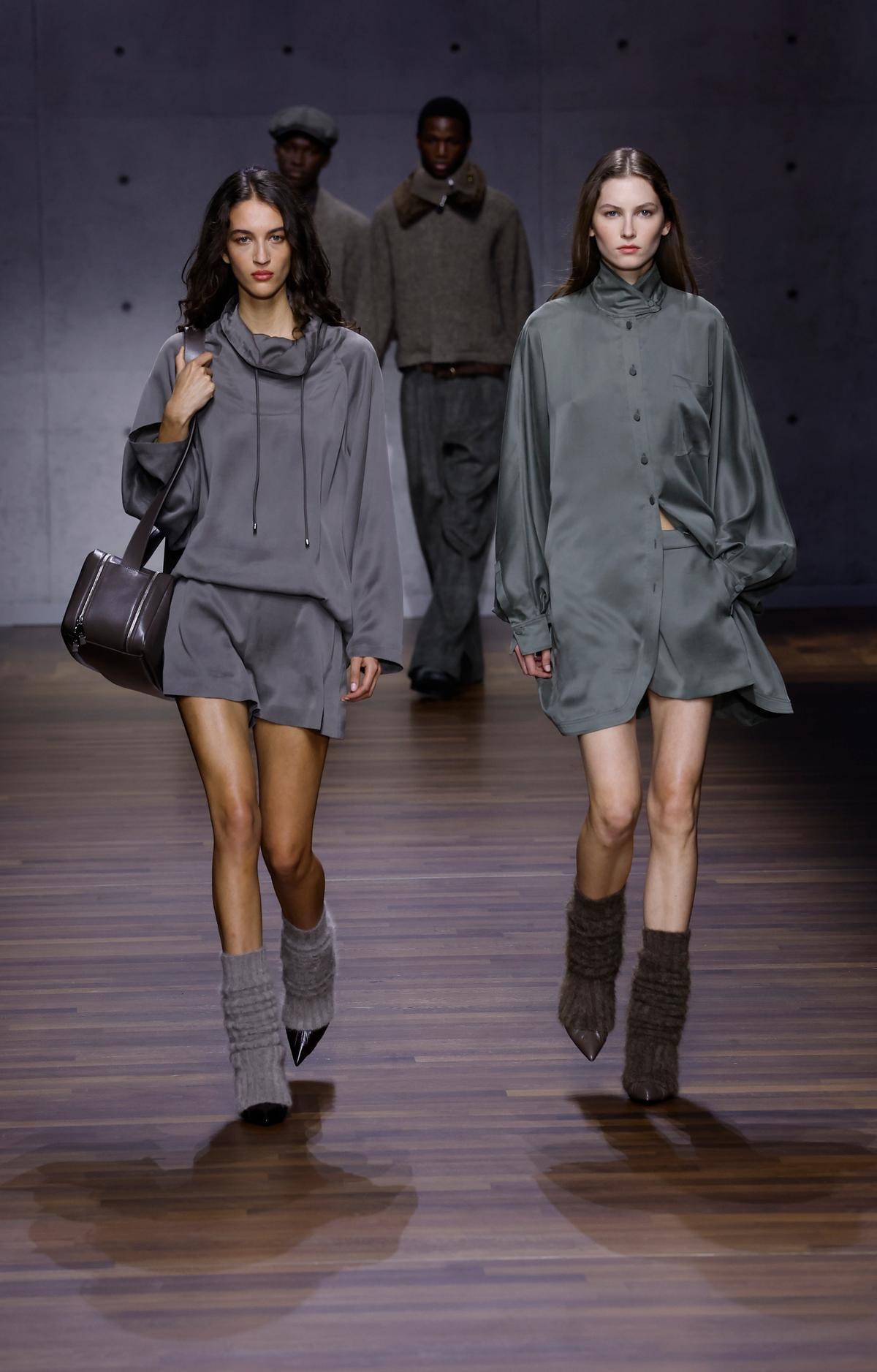 Due look Emporio Armani fall-winter 2026/27 (ph Francesc Ten/MFF)