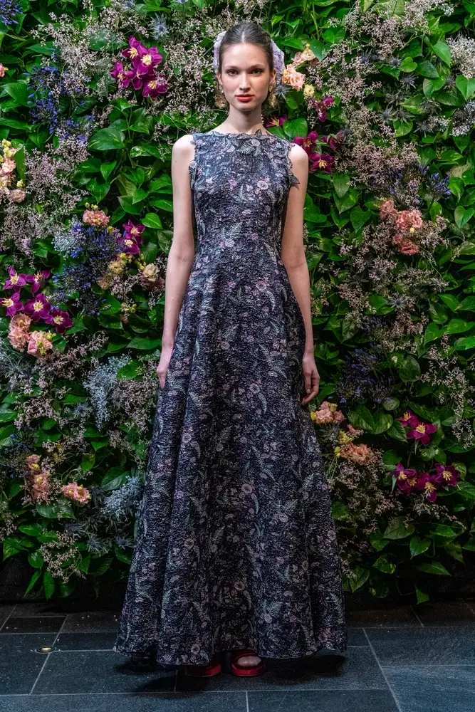 Un look Luisa Beccaria fall-winter 2026 (courtesy Luisa Beccaria)