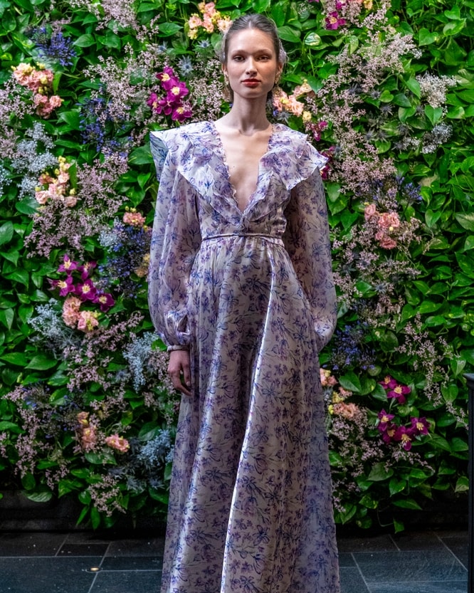 Un look Luisa Beccaria fall-winter 2026 (courtesy Luisa Beccaria)