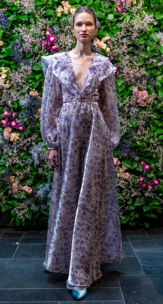 Un look Luisa Beccaria fall-winter 2026 (courtesy Luisa Beccaria)