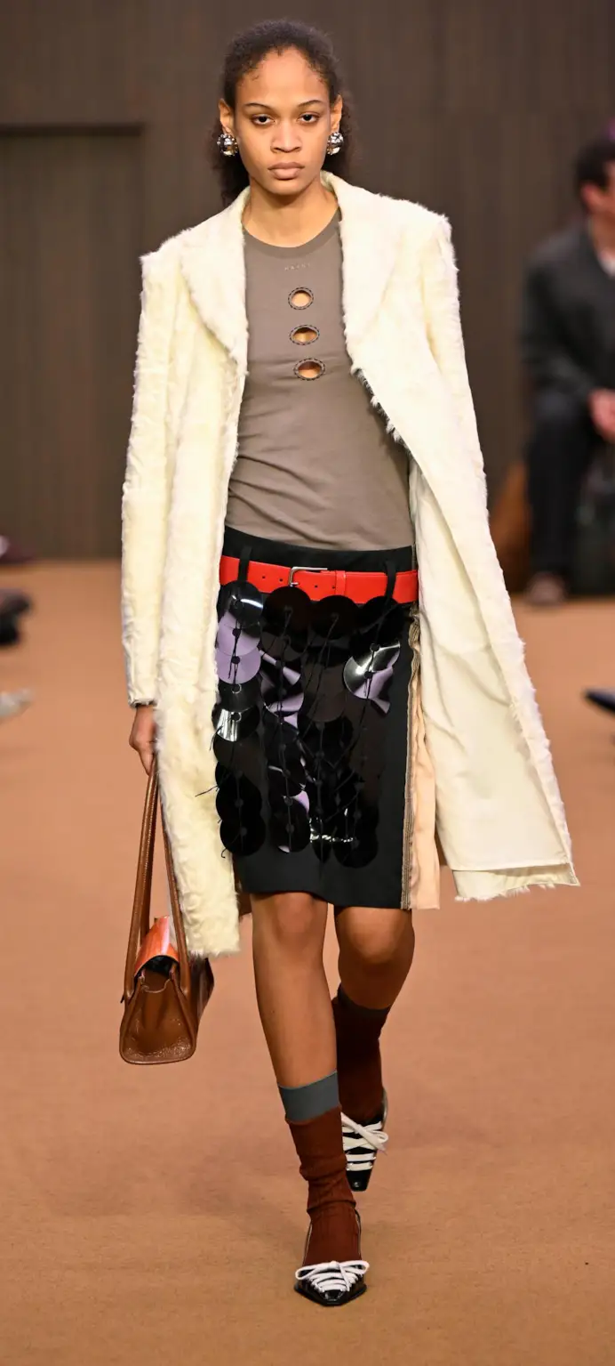 Un look Marni fall-winter 2026/27 (ph Francesc Ten/MFF)