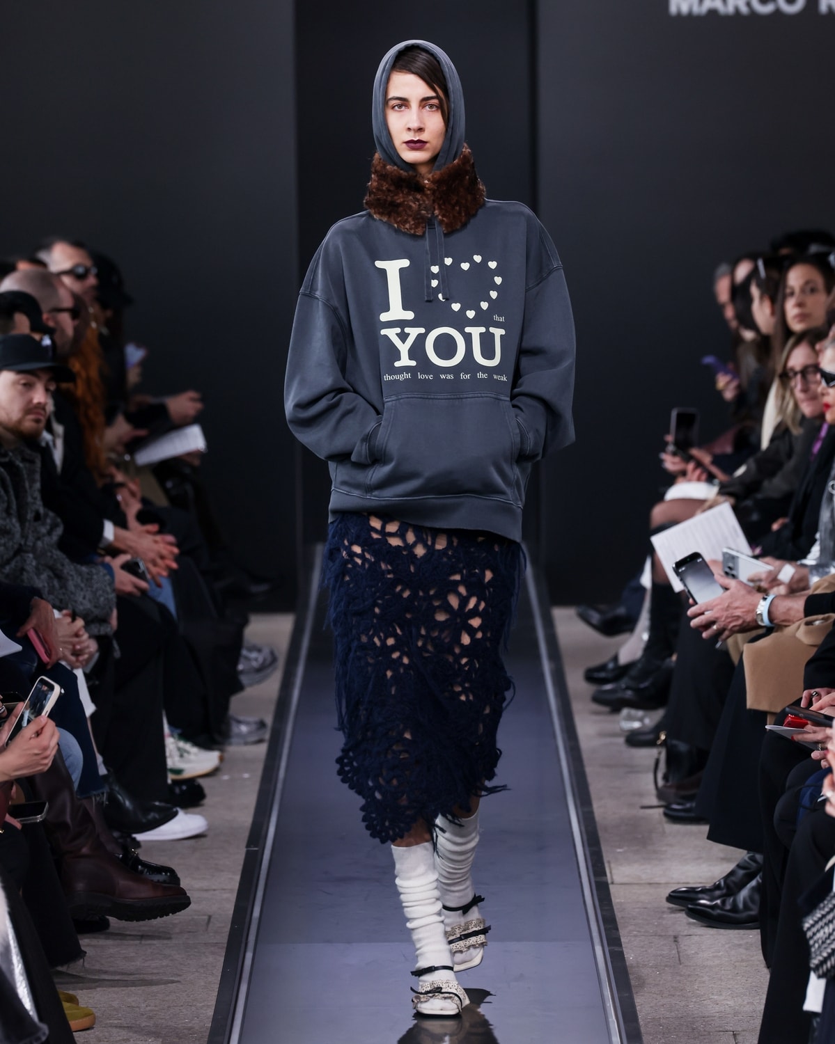 Un look Marco Rambaldi fall-winter 2026/27 (ph Loris Patrizi, courtesy Marco Rambaldi)