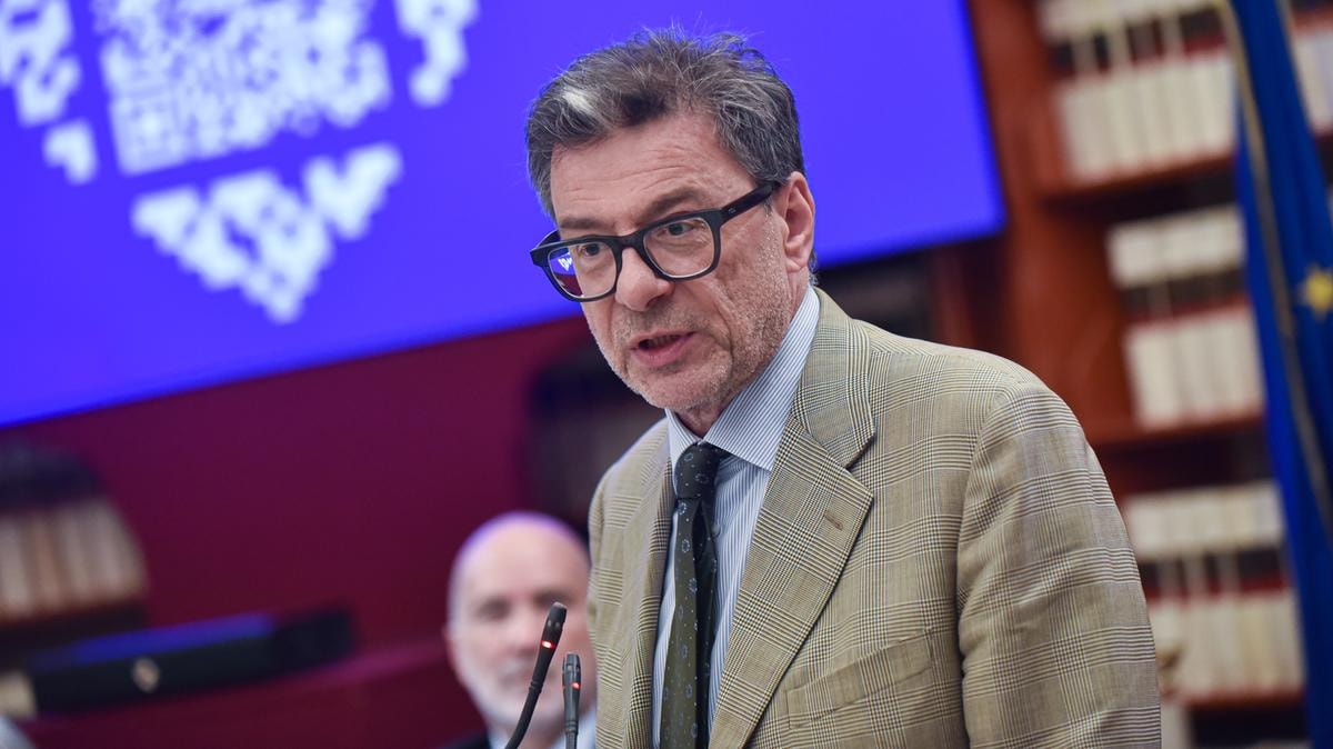 Il ministro dell'Economia Giancarlo Giorgetti